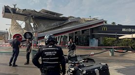 הגג שקרס בחדרה, צילום: עיריית חדרה